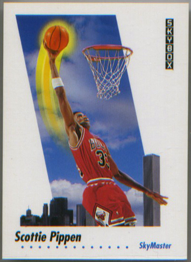 1991-92 SkyBox #586 Scottie Pippen SM product photo